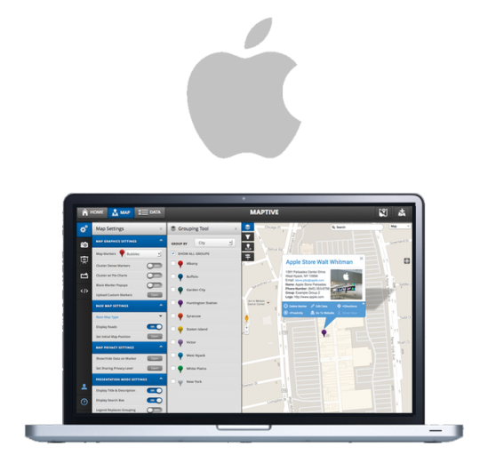 Mapping Software For Mac OS X Maptive