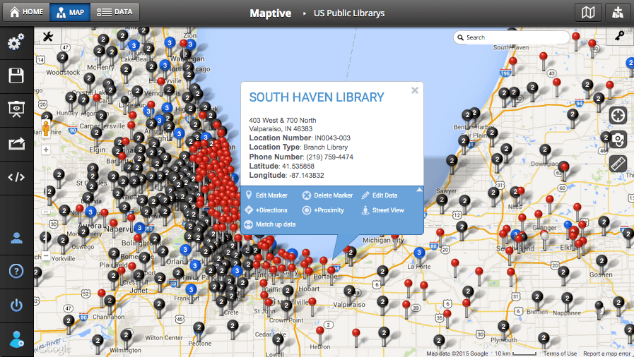 Create an Interactive Map with Maptive's Mapping Software