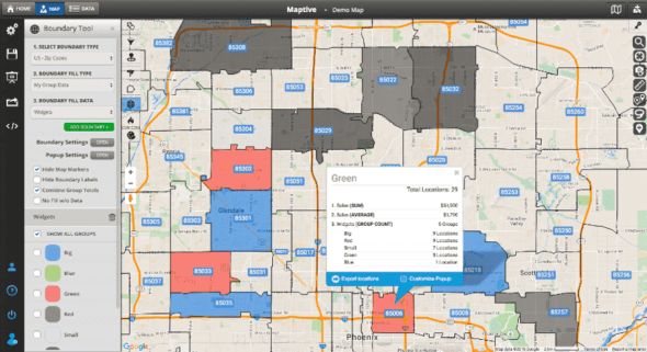 Custom Map Creator & Map Maker | Maptive Mapping Software