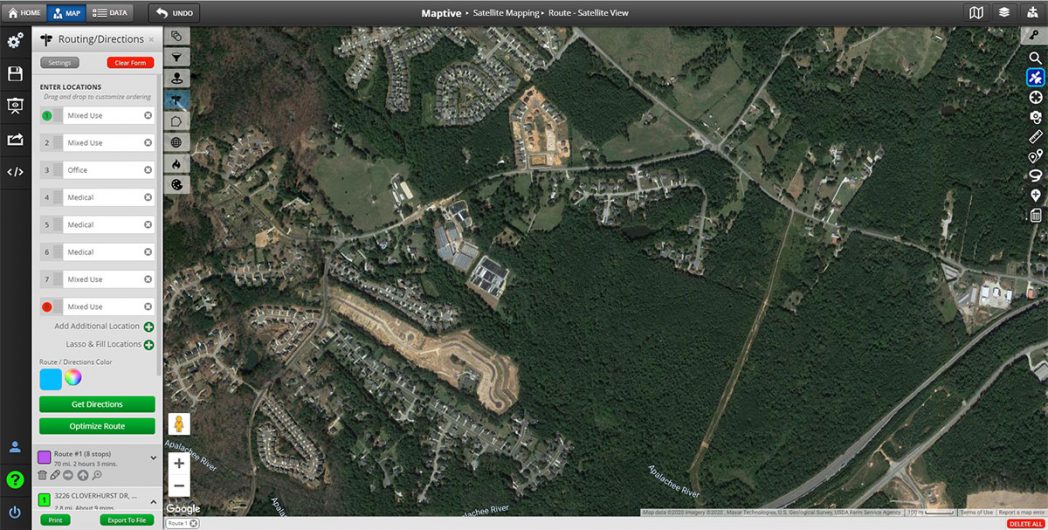 Satellite Image and Aerial Mapping Software | Maptive