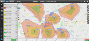 Driving Radius Map  Drive Time Maps - Maptive