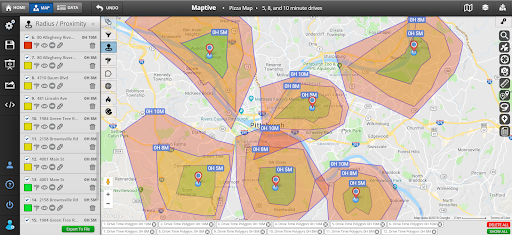 How To Create Radius Maps Circles On Maps And Radius Zip Codes Map - Vrogue