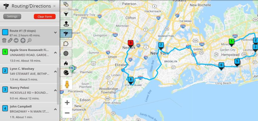 Multi-Stop Route Planner & Optimization Tool | Maptive