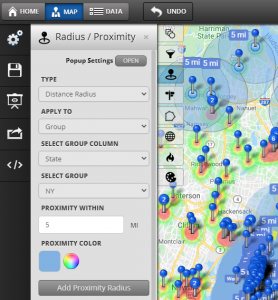 Driving Radius Map | Drive Time Maps - Maptive