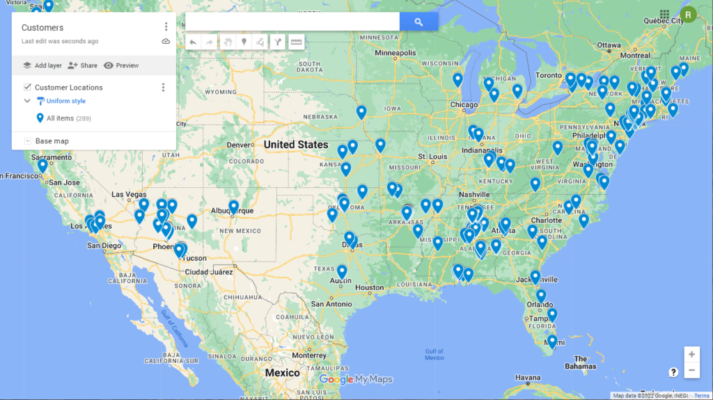 How To Map Multiple Locations With Google Maps Maptive