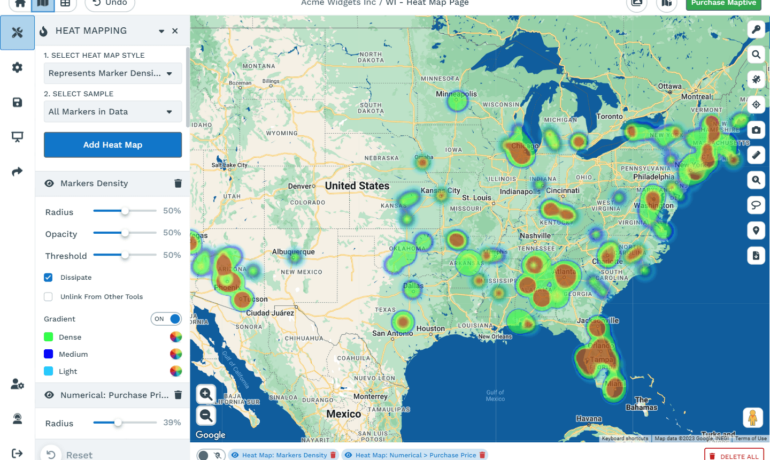 Heat Map Data Visualization